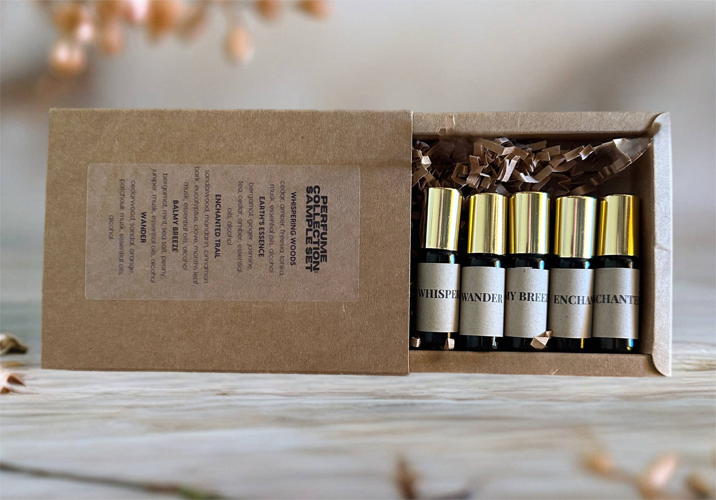 Perfume Collection - All Natural - No Label Available: Sample Pack / 5 / With labels