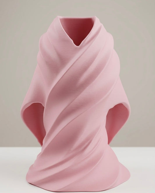 Blush Kimono Sculptural Vase - Weiss Workshop