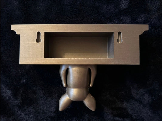Gothic Bat Wall Shelf with Hidden Compartment - Weiss Workshop