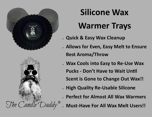 SQUARE SILICONE WAX WARMER LINERS -RE-USUABLE - MUST HAVE!!: Black - Weiss Workshop