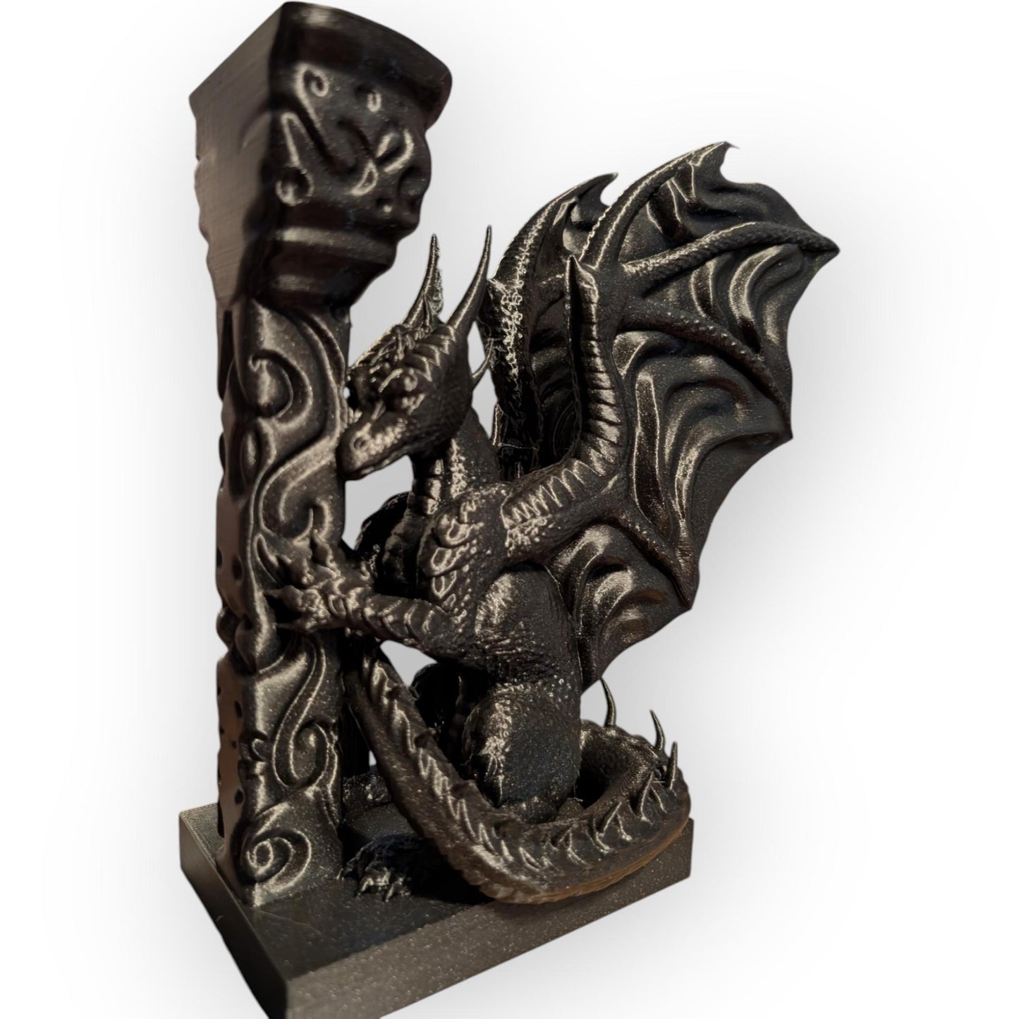 Dragon Statue book ends with lip to hold them in place