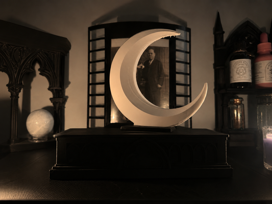 Gothic Crescent Moon Trinket Box