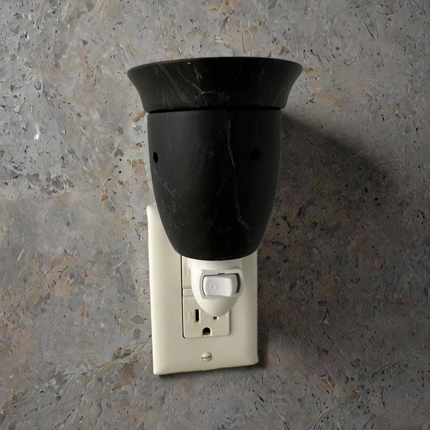 Electric Wall Plug-In Ceramic, Bulb Wax Warmer - Marble - Weiss Workshop 