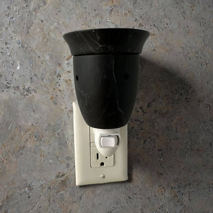Electric Wall Plug-In Ceramic, Bulb Wax Warmer - Marble - Weiss Workshop 