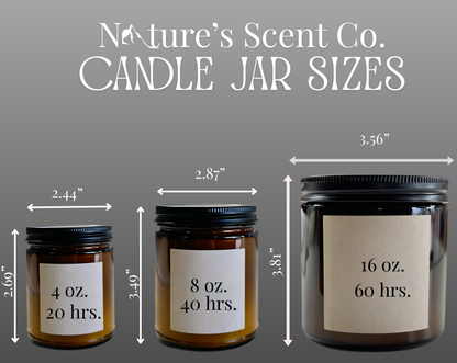 Christmas Candle Collection – Beeswax - No Label Available: Christmas Hearth / 4 oz. (with labels)
