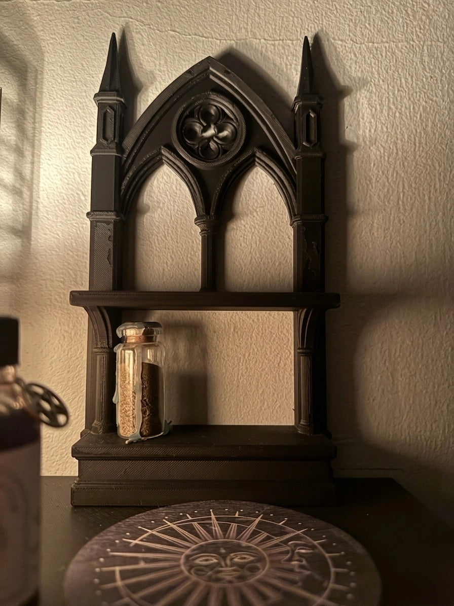 Gothic Cathedral Trinket Shelf - Weiss Workshop 