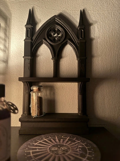 Gothic Cathedral Trinket Shelf - Weiss Workshop 