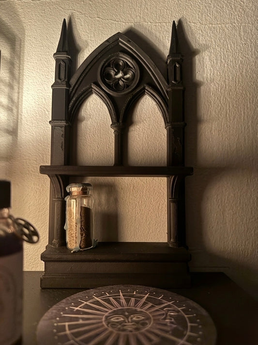 Gothic Cathedral Trinket Shelf - Weiss Workshop 