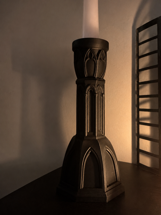 Cathedral Noir Candlestick Holder Set - Weiss Workshop 