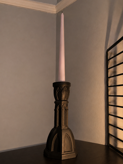 Cathedral Noir Candlestick Holder Set - Weiss Workshop 