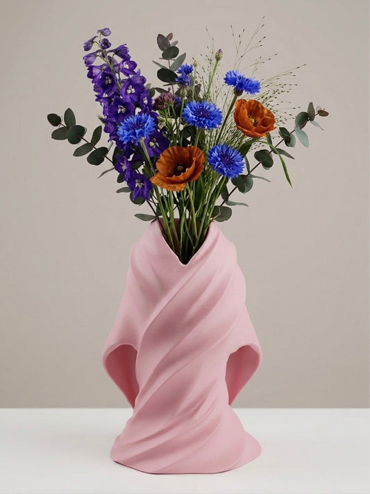 Blush Kimono Sculptural Vase - Weiss Workshop 