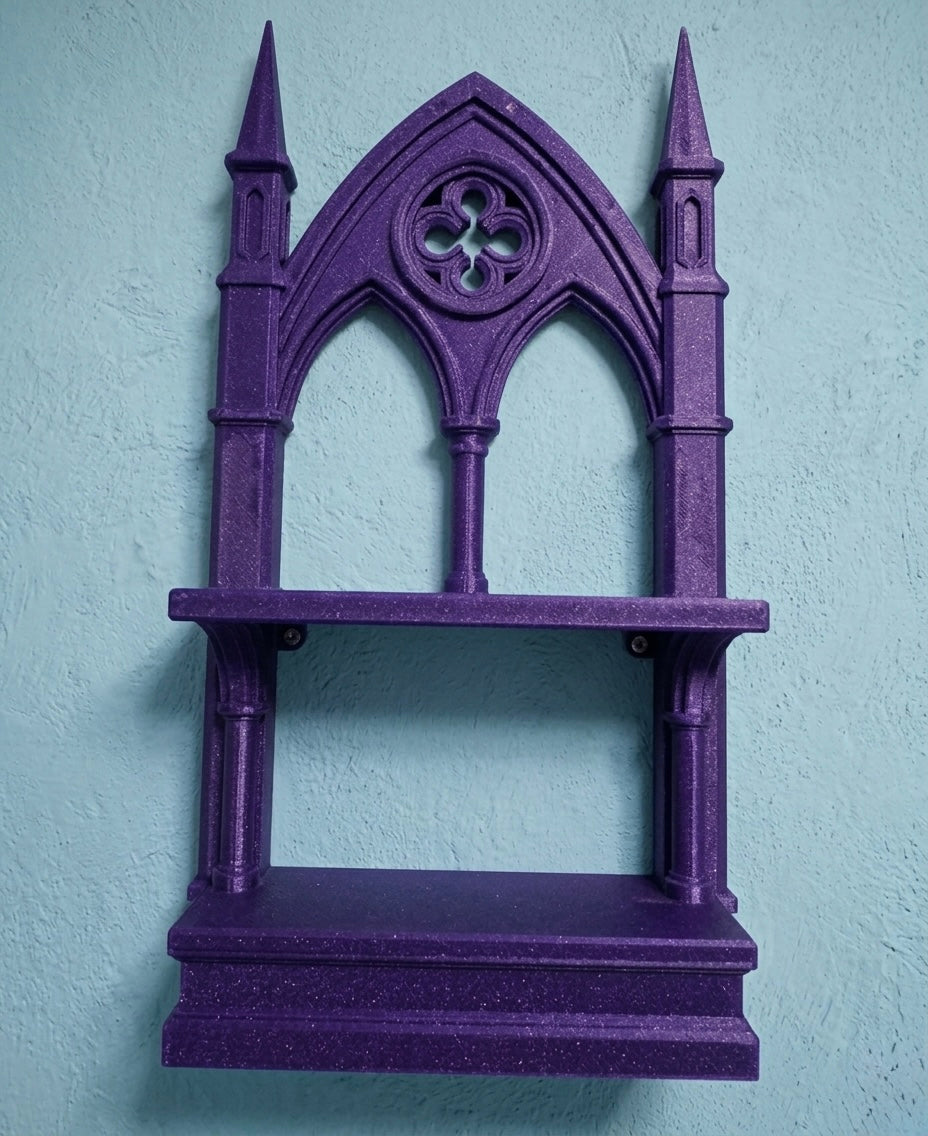Gothic Cathedral Trinket Shelf - Weiss Workshop 