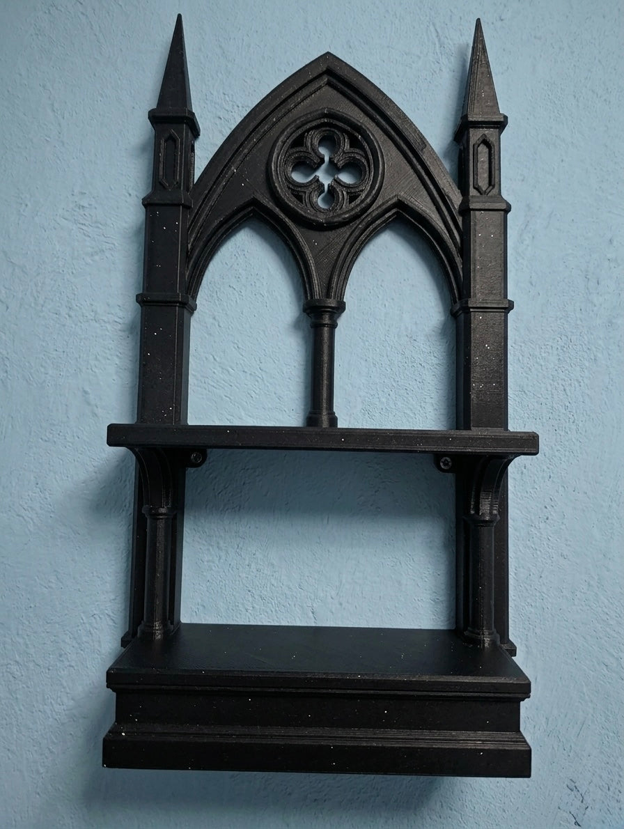 Gothic Cathedral Trinket Shelf - Weiss Workshop 