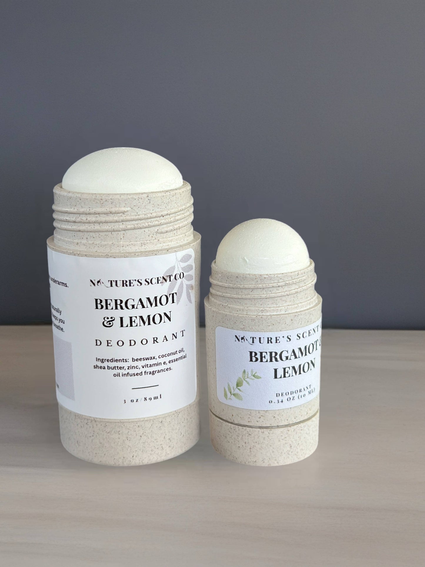 All Natural Deodorant | Aluminum Free, "No Label"  Available: Full Size Deodorant Stick / Without Labels / Yuzu Blossom - Weiss Workshop 