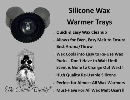 SQUARE SILICONE WAX WARMER LINERS -RE-USUABLE - MUST HAVE!!: Black - Weiss Workshop 