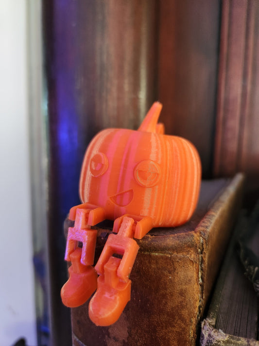 Articulating Pumpkin Buddy Keychain