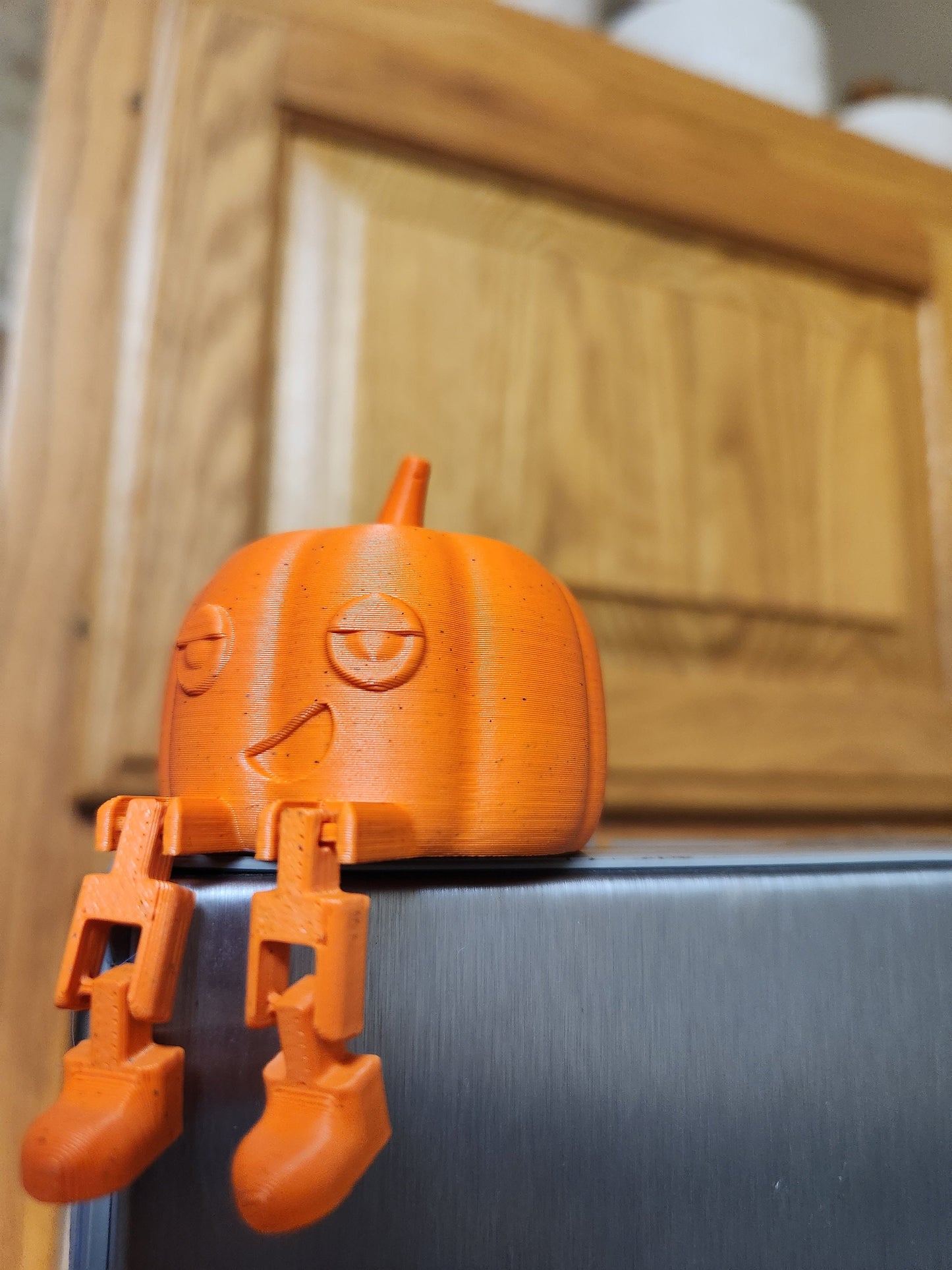 Articulating Pumpkin Buddy Keychain