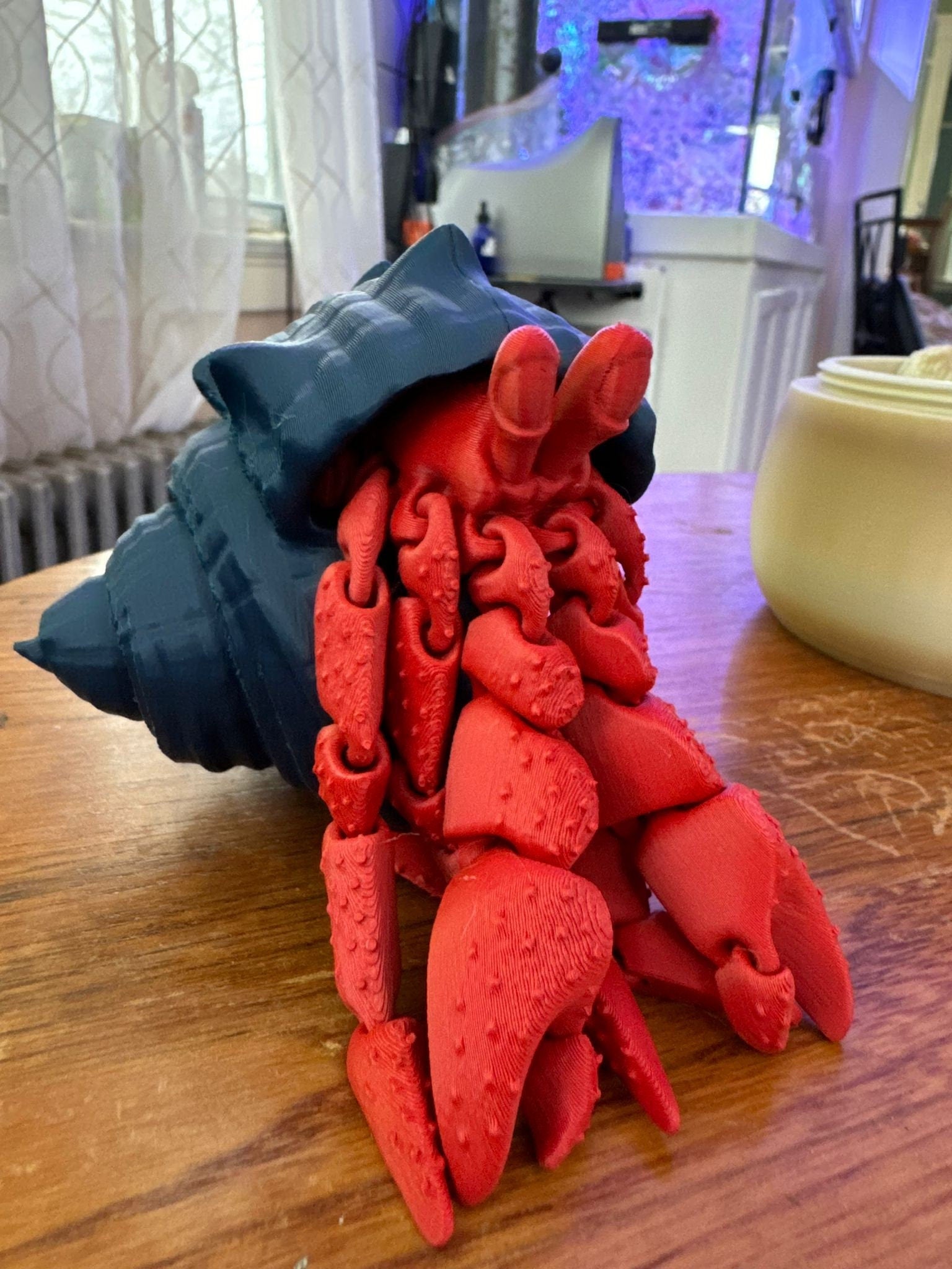 Hermit Crab stress relief cute Fidget Articulated toys | Gift | creative and interesting | 3D printed | Models decorations | Home Decor