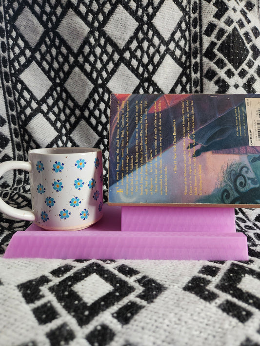 Beautiful and functional book/beverage organizer