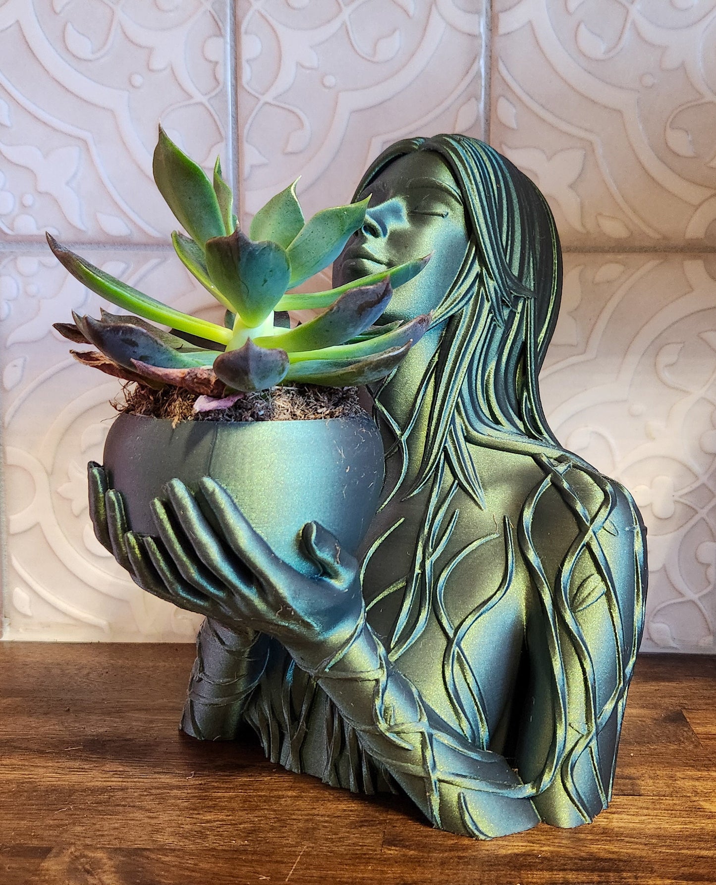 Green Goddess planter