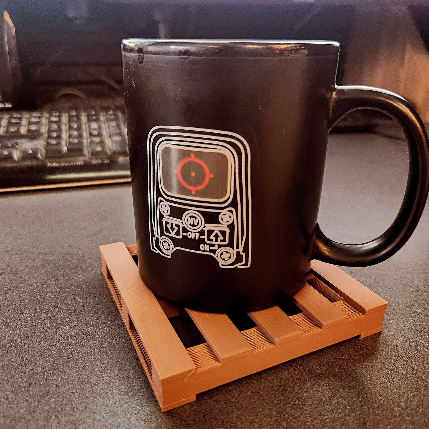 Mini pallets coaster display