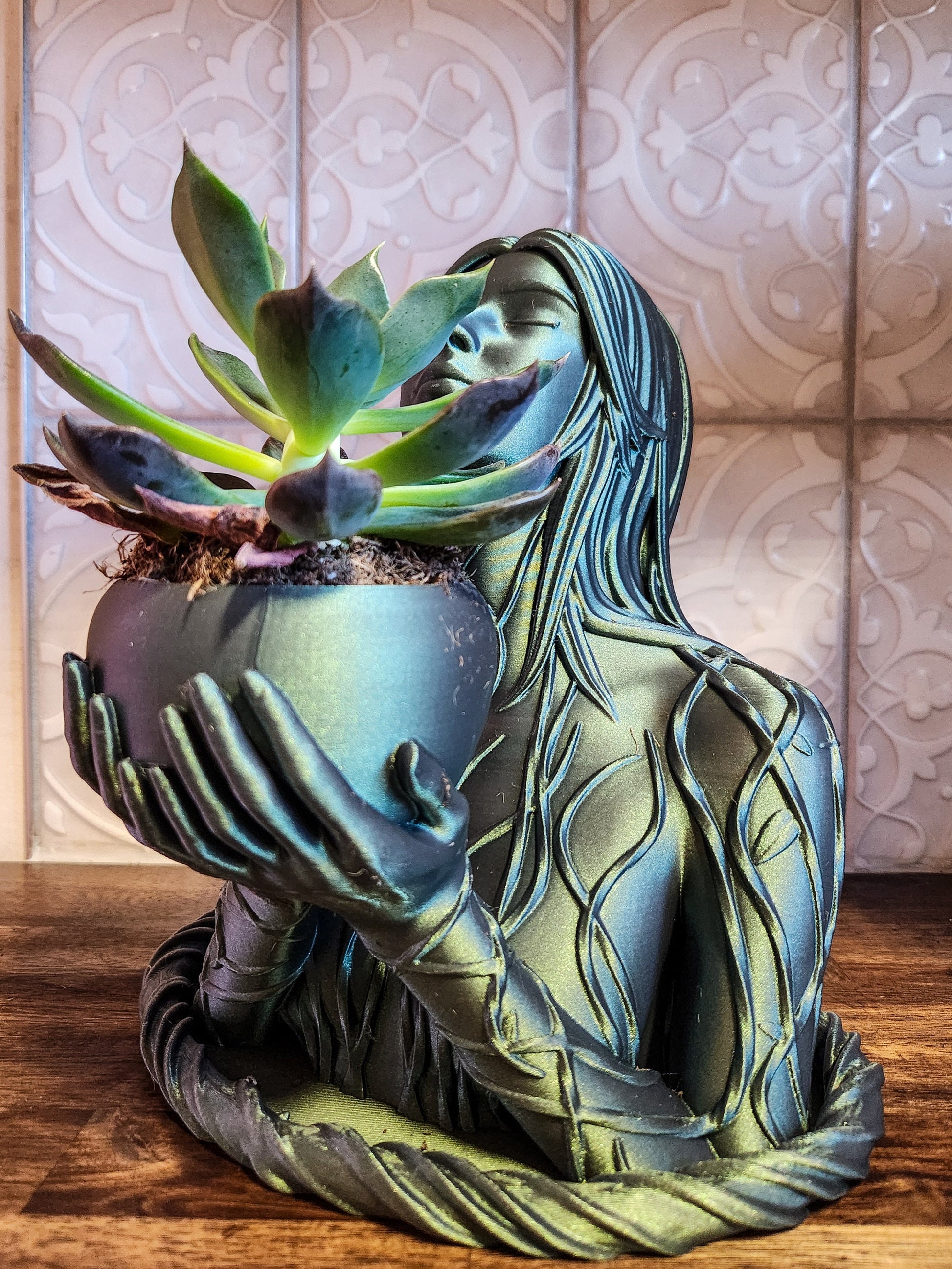 Green Goddess planter