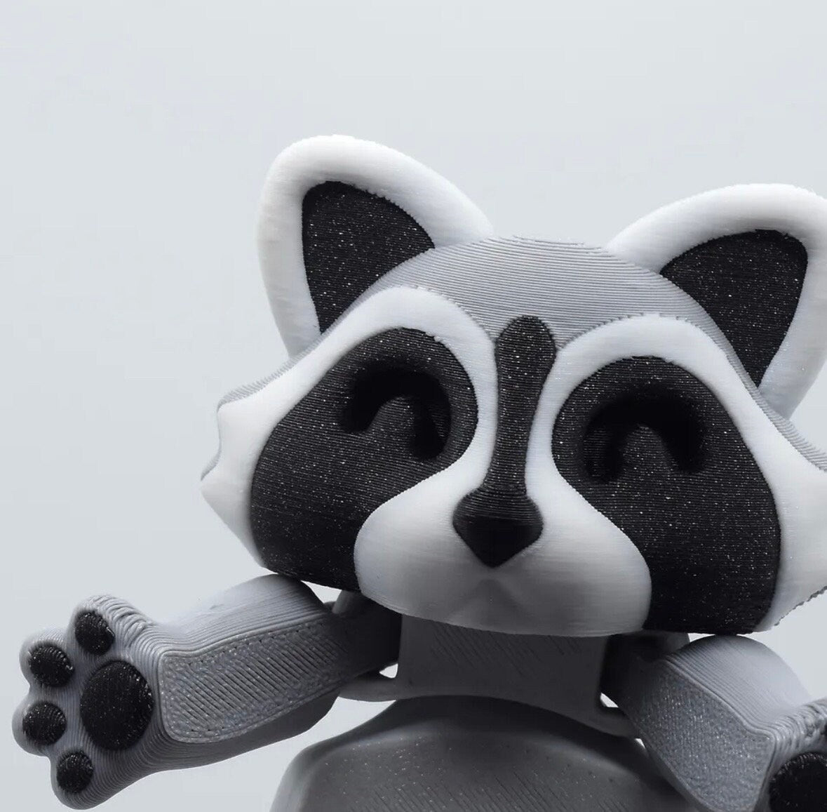 Adorable Raccoon Figurine with Garbage Can Prop - Perfect Hilarious Gag Gift