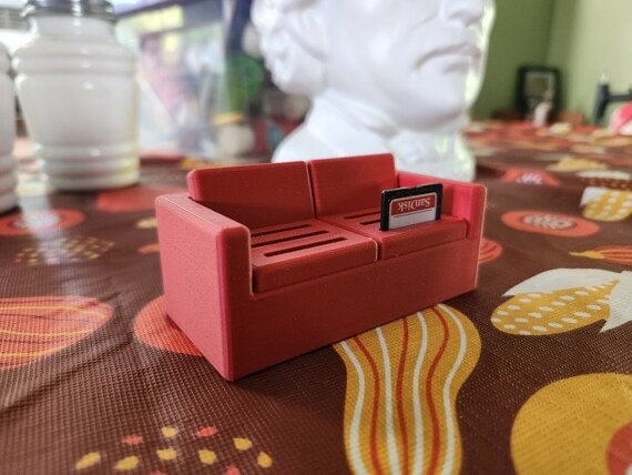 Retro SD Card Couch Organizer - Card Holder for 1999 Nostalgia Lovers