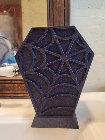 spider web makeup or pen holder