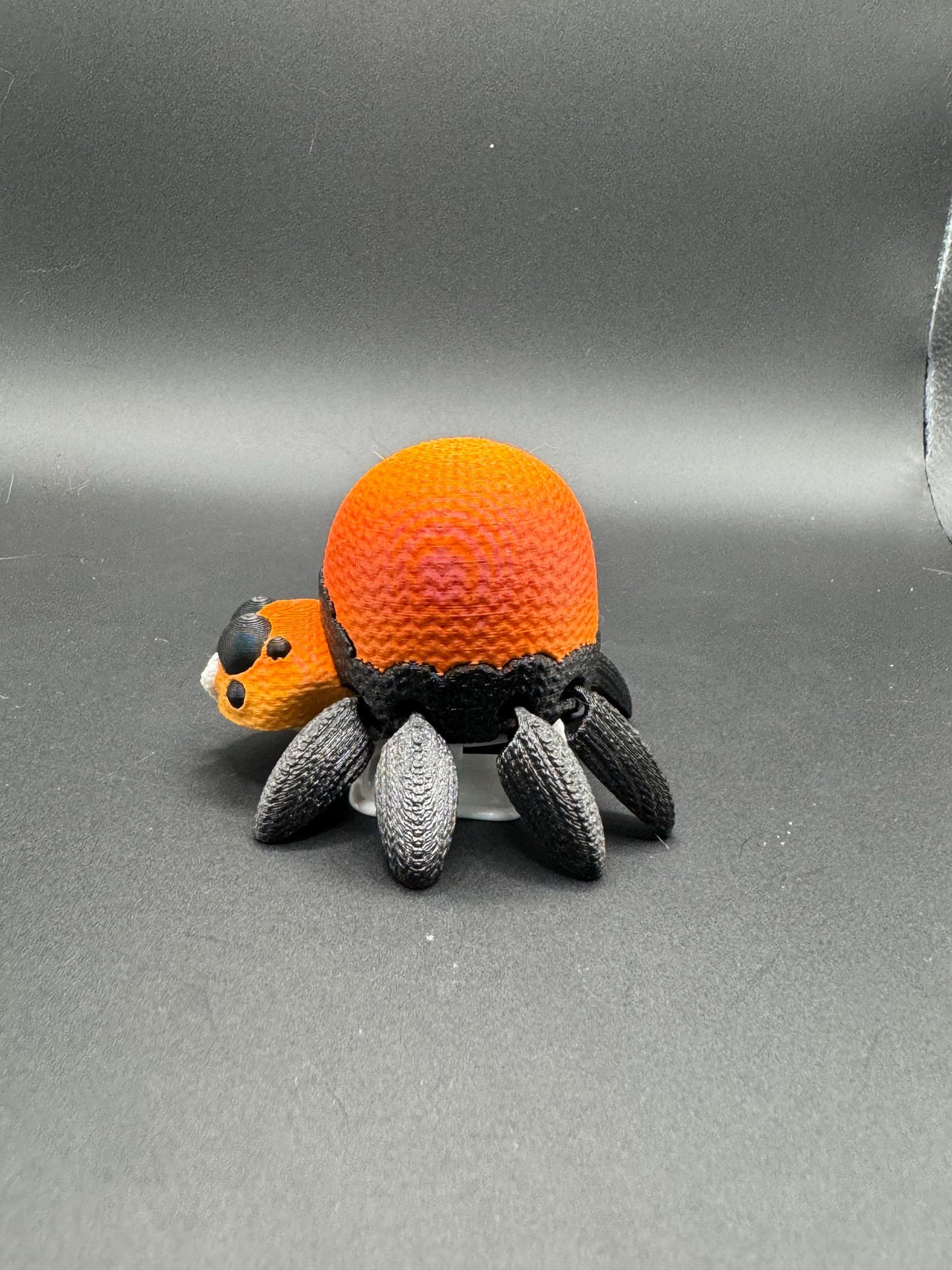 Crochet spider windup toy