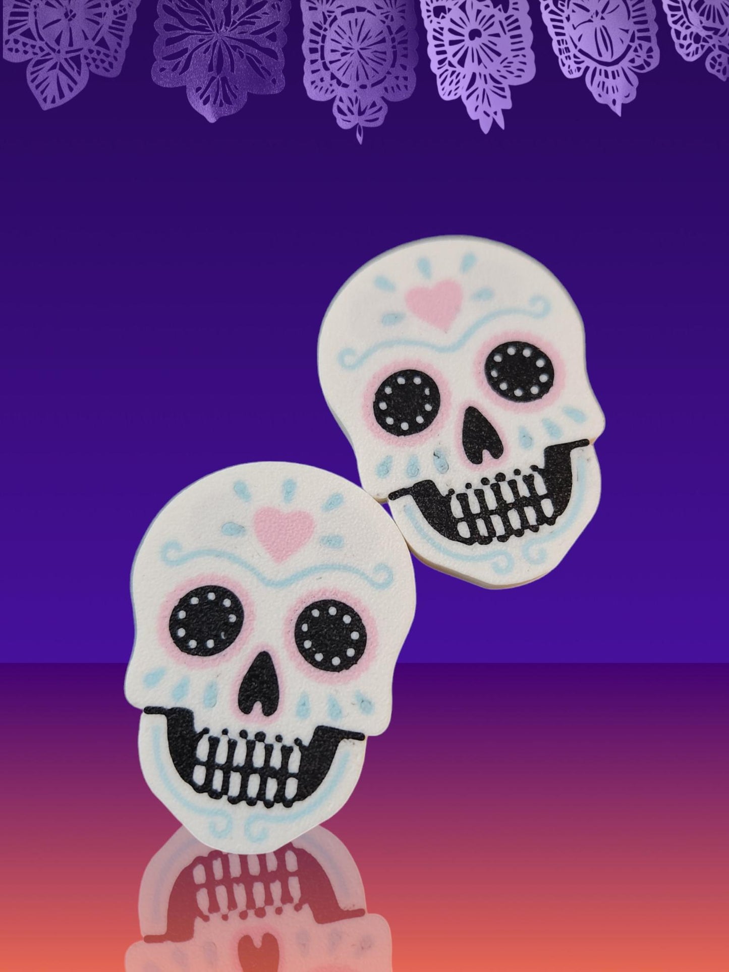 Sugar Skull Fidget Slider - Dia De Muertos - The Perfect Fidget Toy for Stress Relief and Focus All Day