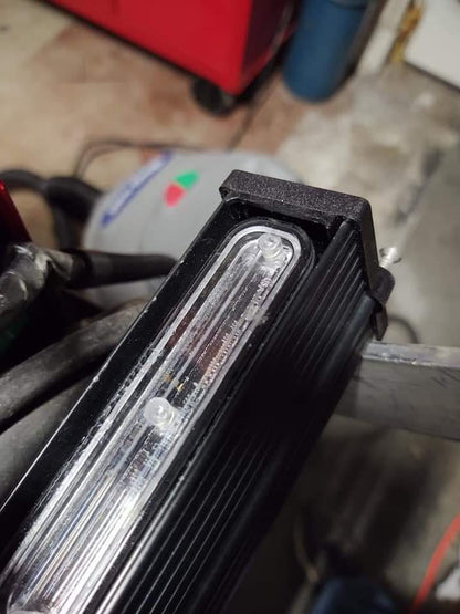 assembled light fitment using our bracket