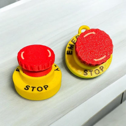 emergency stop button fidget toy