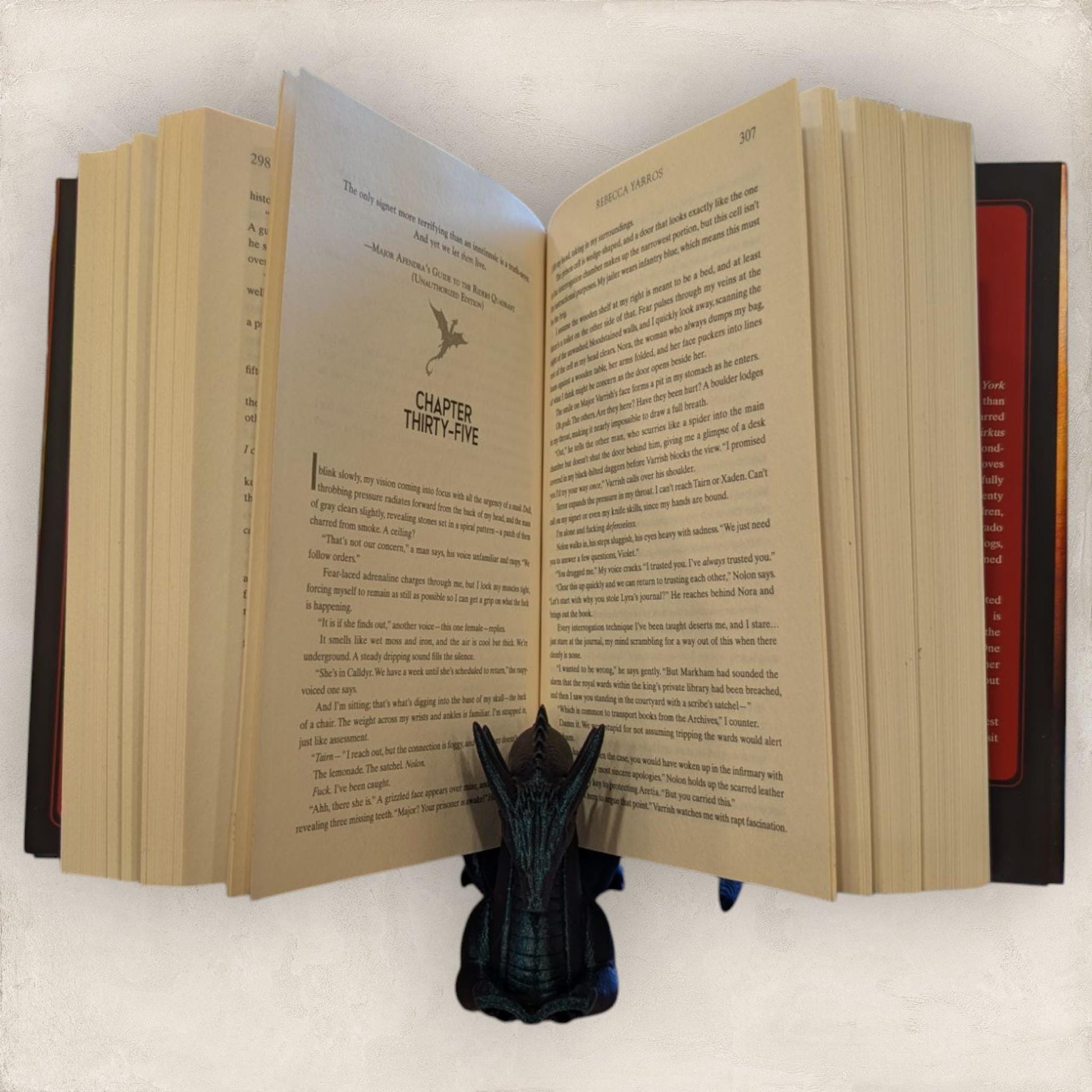 Dragon book stand for books and e readers