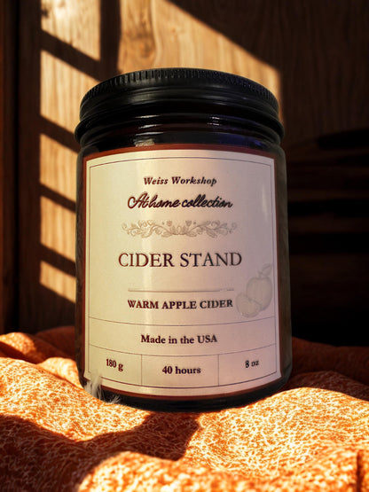 Beeswax Candle - At Home Collection - Cider Stand