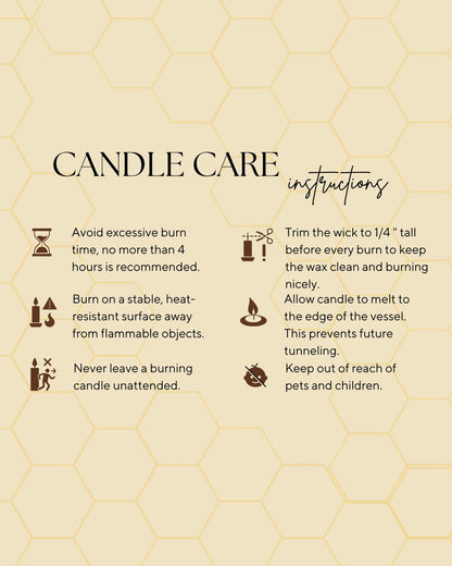 Beeswax Candle - At Home Collection - Moon Over Asbury