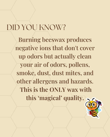 Beeswax Candle - At Home Collection - Annabel's Spellbook