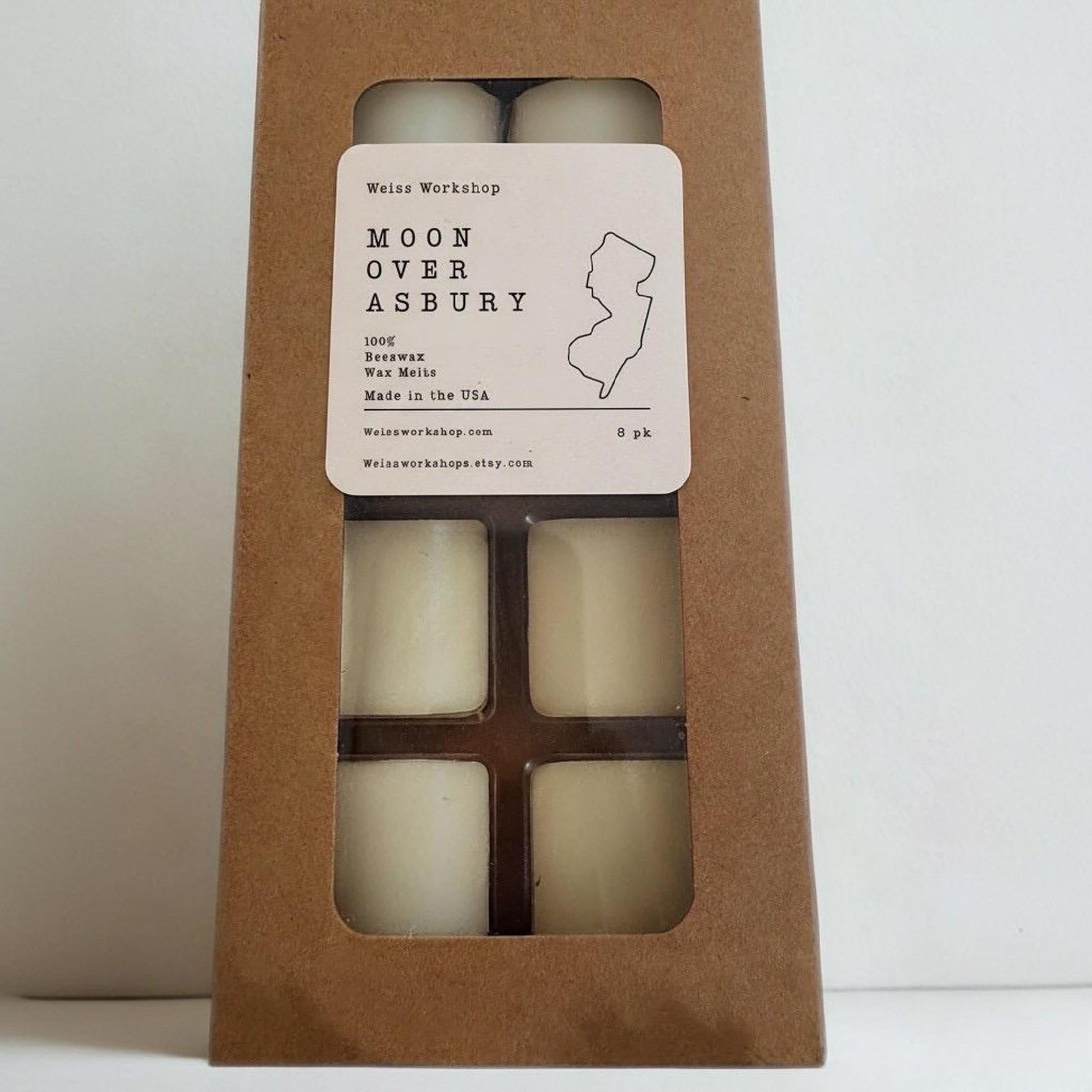 Beeswax Melts - At Home Collection - Moon Over Asbury