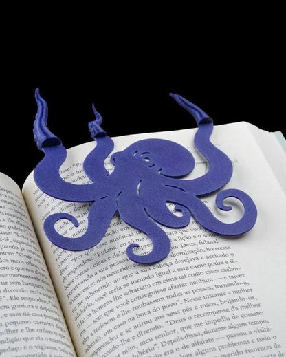 Kraken Bookmark Octopus Charm: Nautical Page Saver for Readers