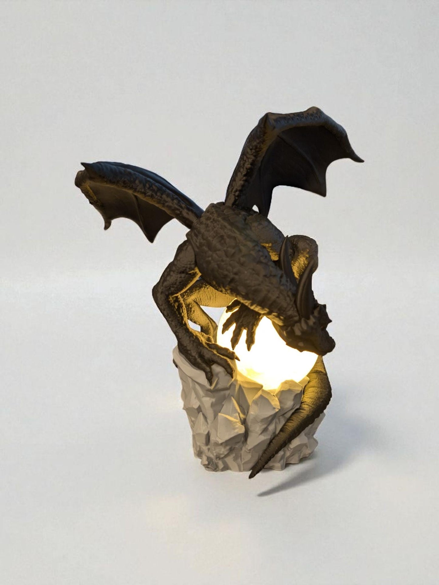 Winged Dragon Moon Table Lamp