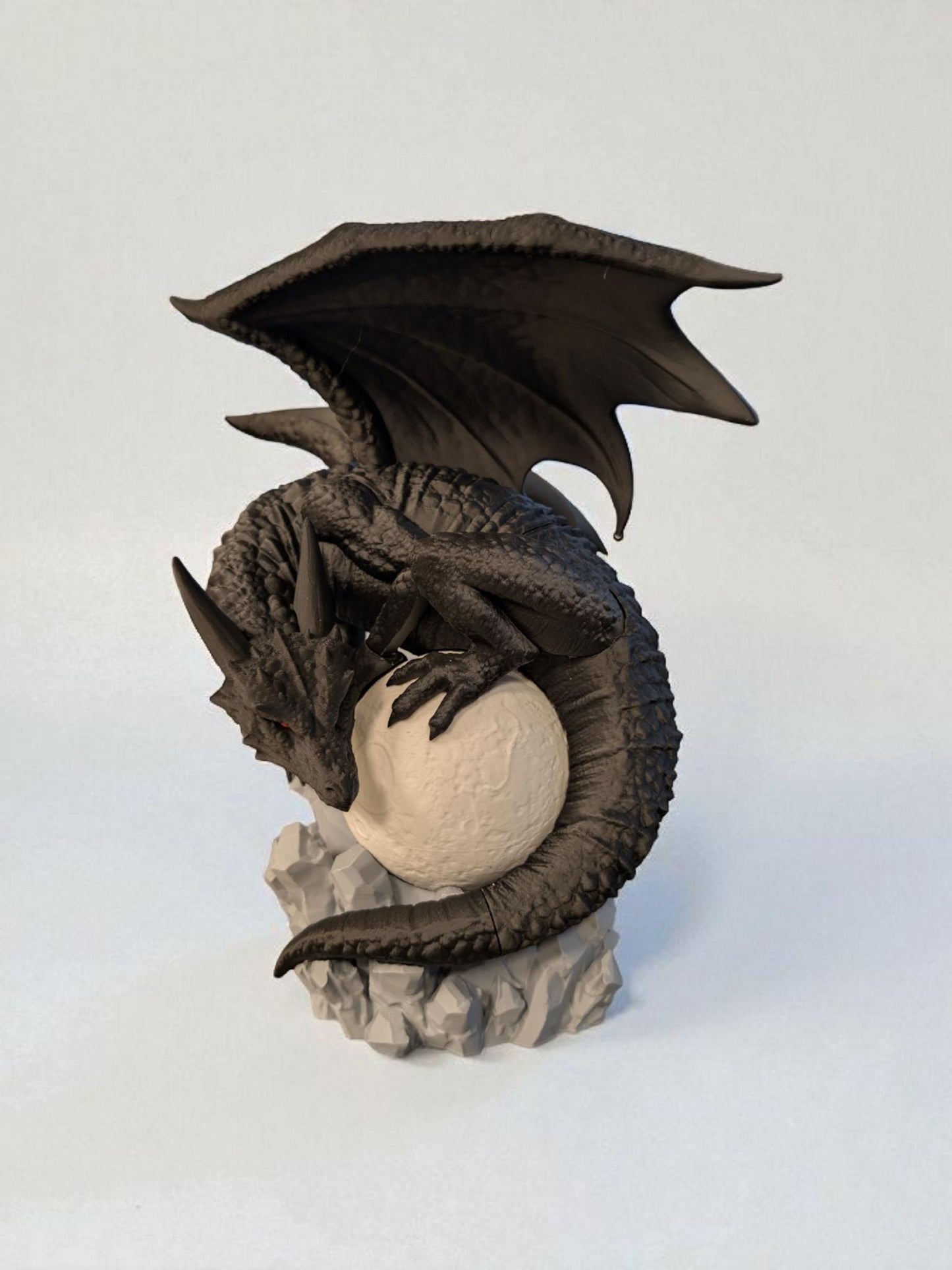 Winged Dragon Moon Table Lamp