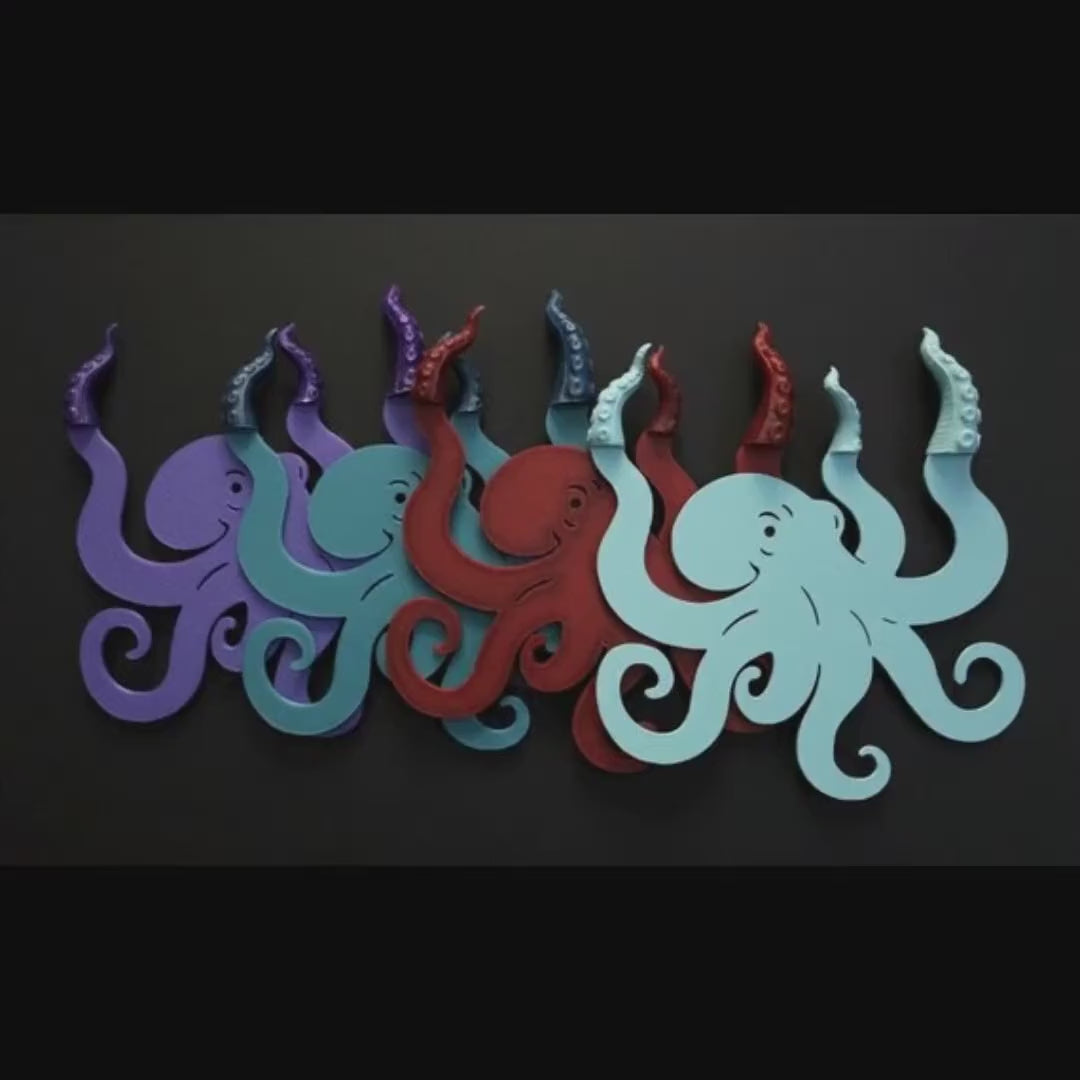 Kraken Bookmark Octopus Charm: Nautical Page Saver for Readers