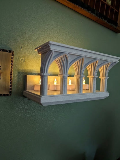 The Grand Colosseum Gothic Arch Wall Shelf