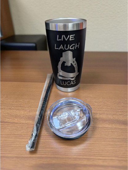 Funny Paramedic Gift | "Come and Take it" Lucas Engraved Tumbler | EMS Firefighter Nurse Humor | Coffee Cup