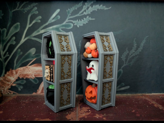 Coffin Bookshelf Fidget Clicker