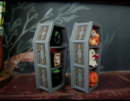 Coffin Bookshelf Fidget Clicker