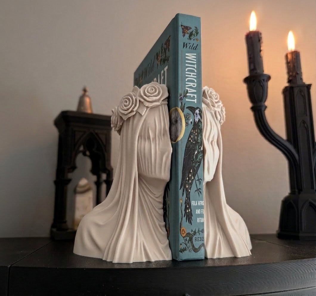 The Silent Bride Veiled Goddess Bookends Set - Weiss Workshop 