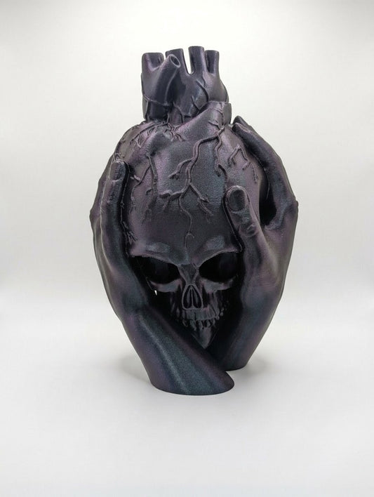 Creepy Gothic Skull Vase - Weiss Workshop 